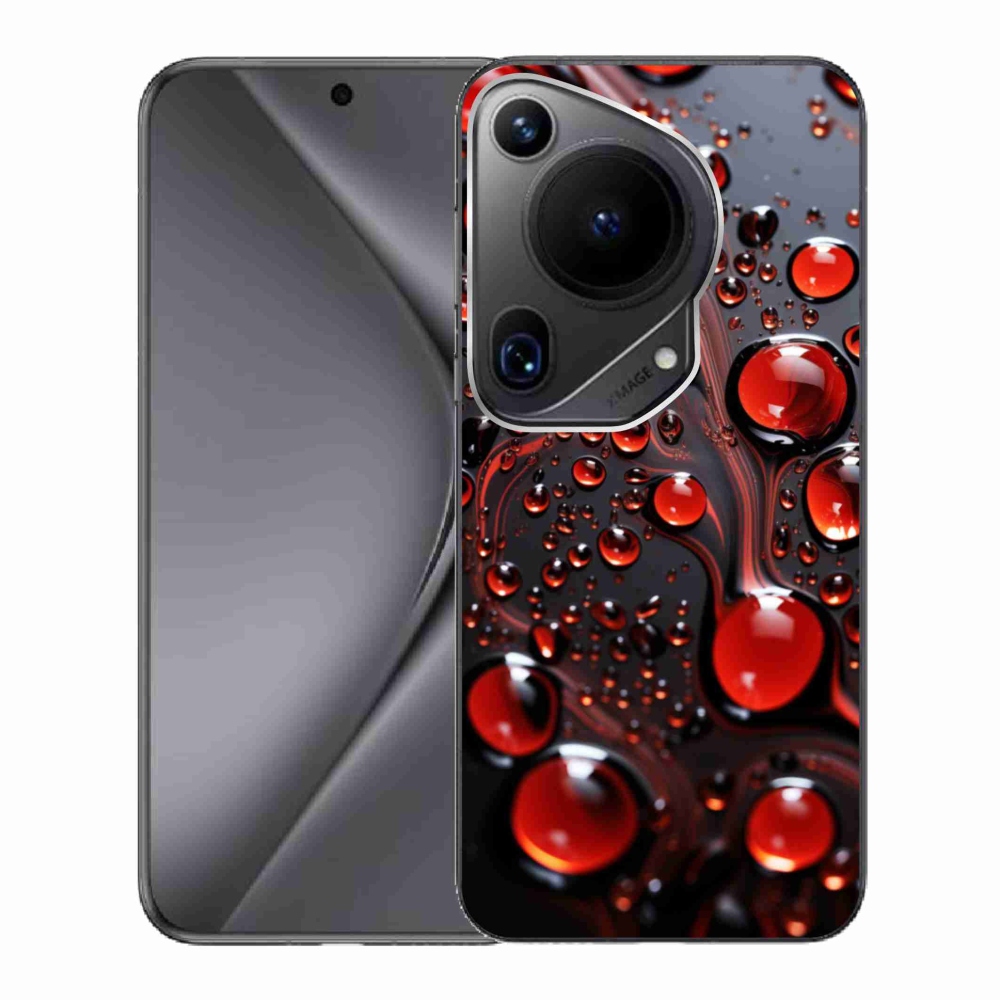 Zselés tok mmCase a Huawei Pura 70 Ultra készülékhez - piros csepp 2
