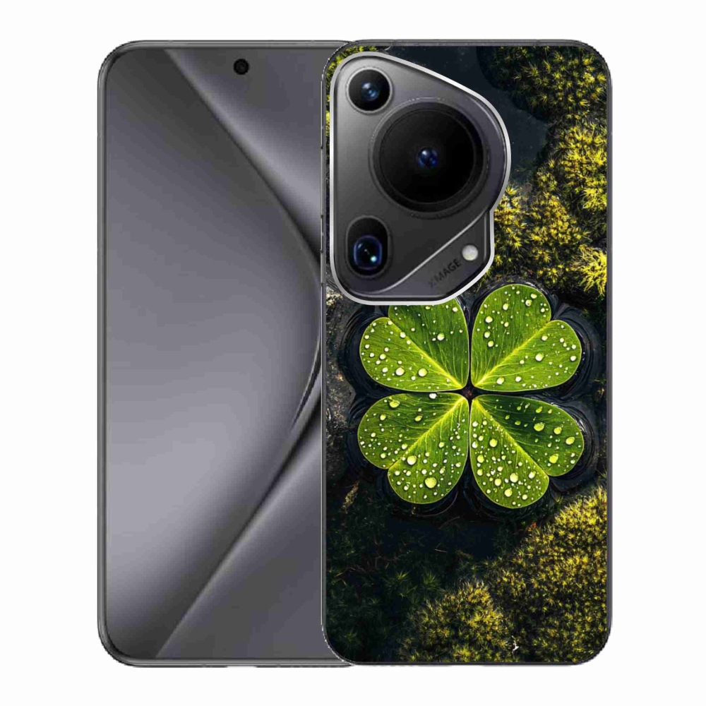 Gél borító mmCase a Huawei Pura 70 Ultra készülékhez - négylevelű lóhere