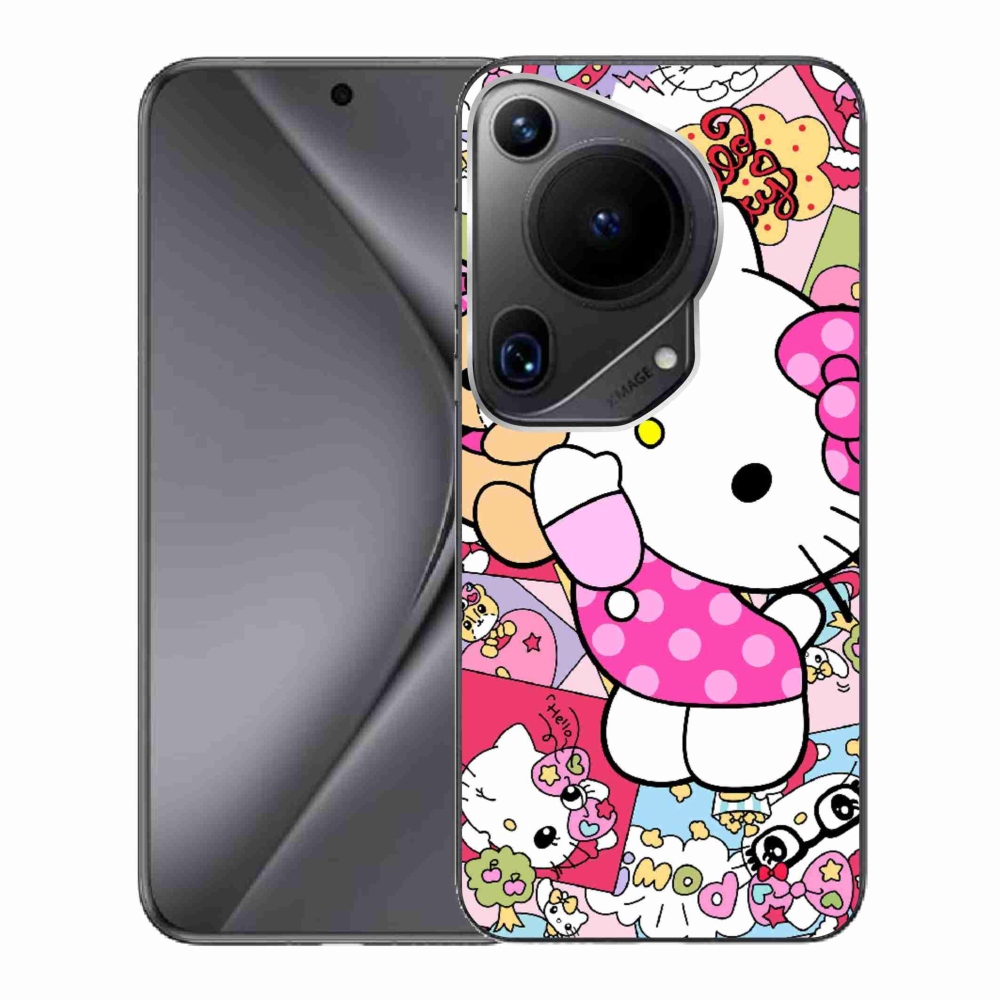 mmCase gél tok a Huawei Pura 70 Ultra-hoz – aranyos cica