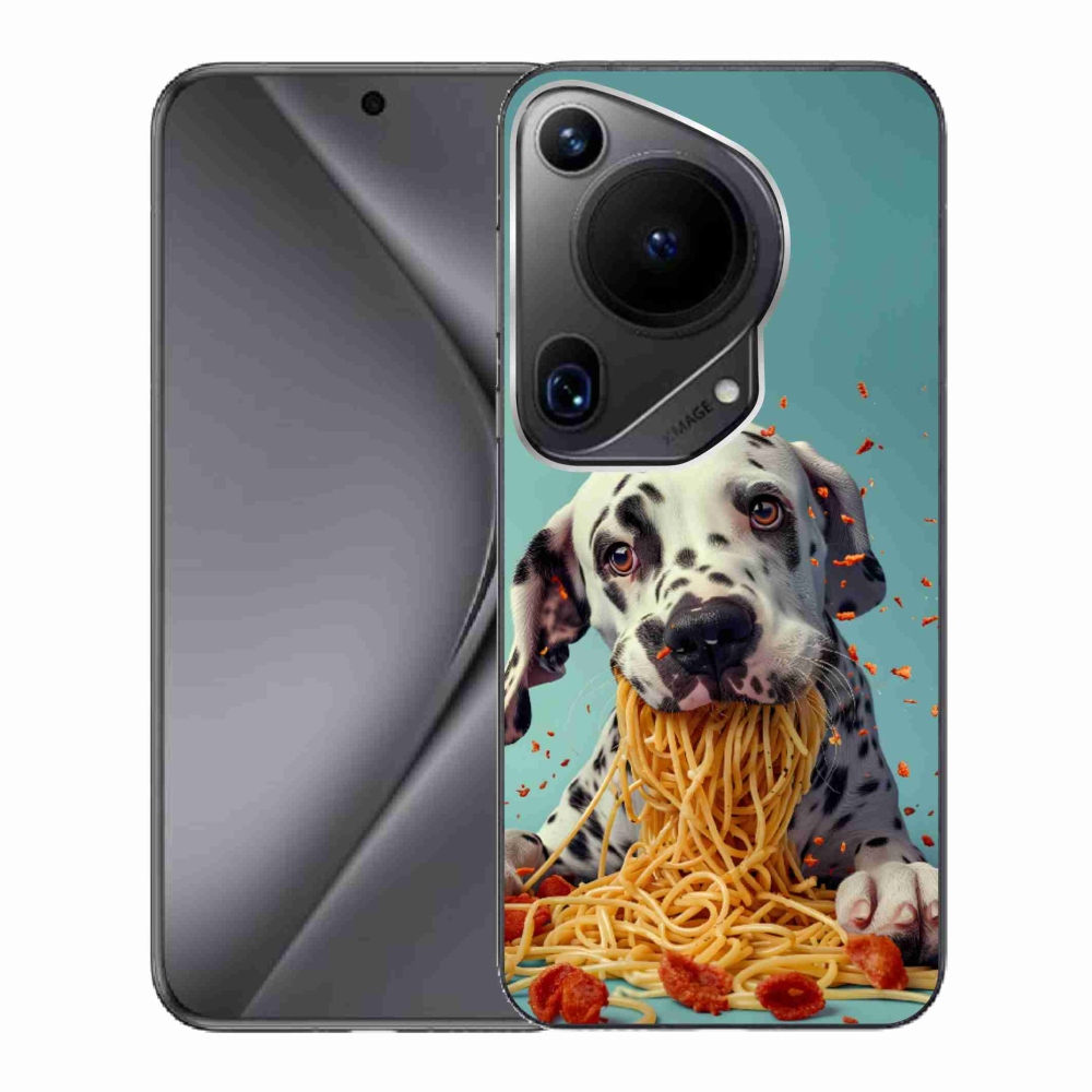 mmCase gél tok a Huawei Pura 70 Ultra-hoz – dalmát és spagetti