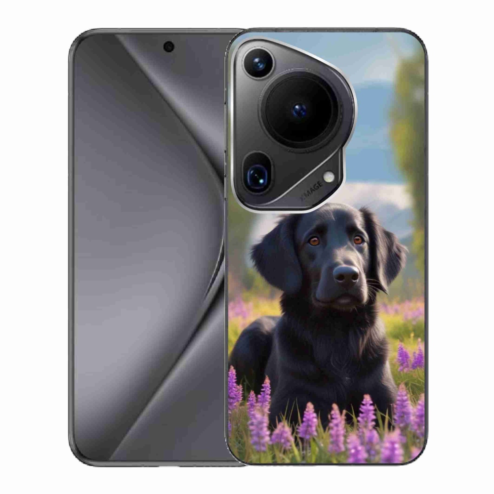 mmCase gél tok a Huawei Pura 70 Ultra-hoz – elegáns fekete retriever