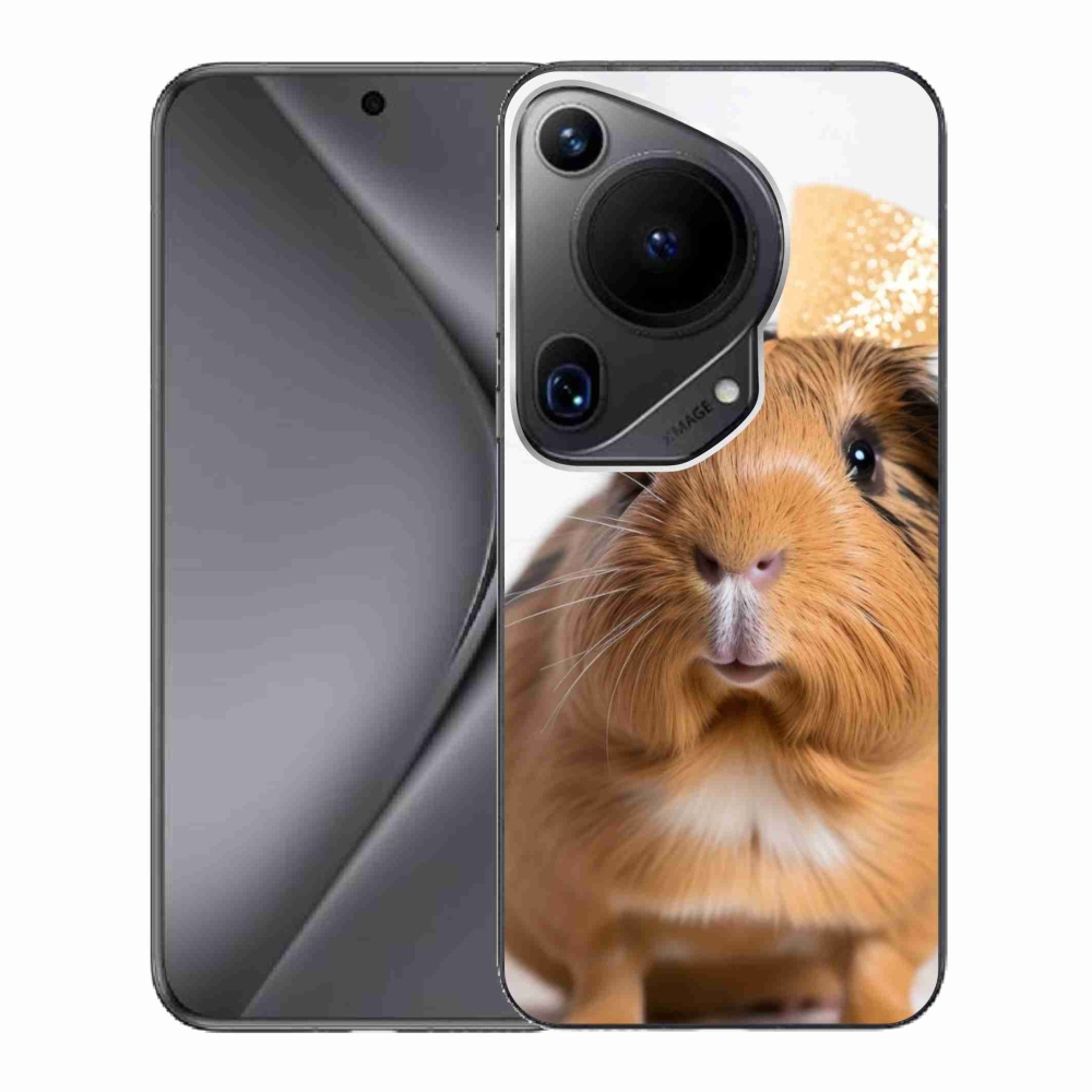 Zselés borítás mmCase a Huawei Pura 70 Ultra készülékhez - barna tengerimalac