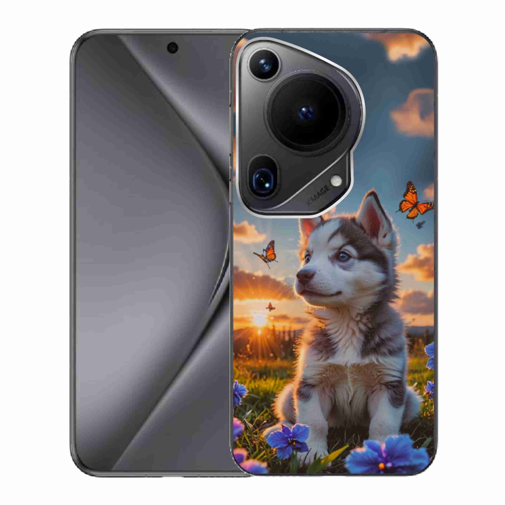 mmCase gél tok a Huawei Pura 70 Ultra-hoz – husky naplementekor