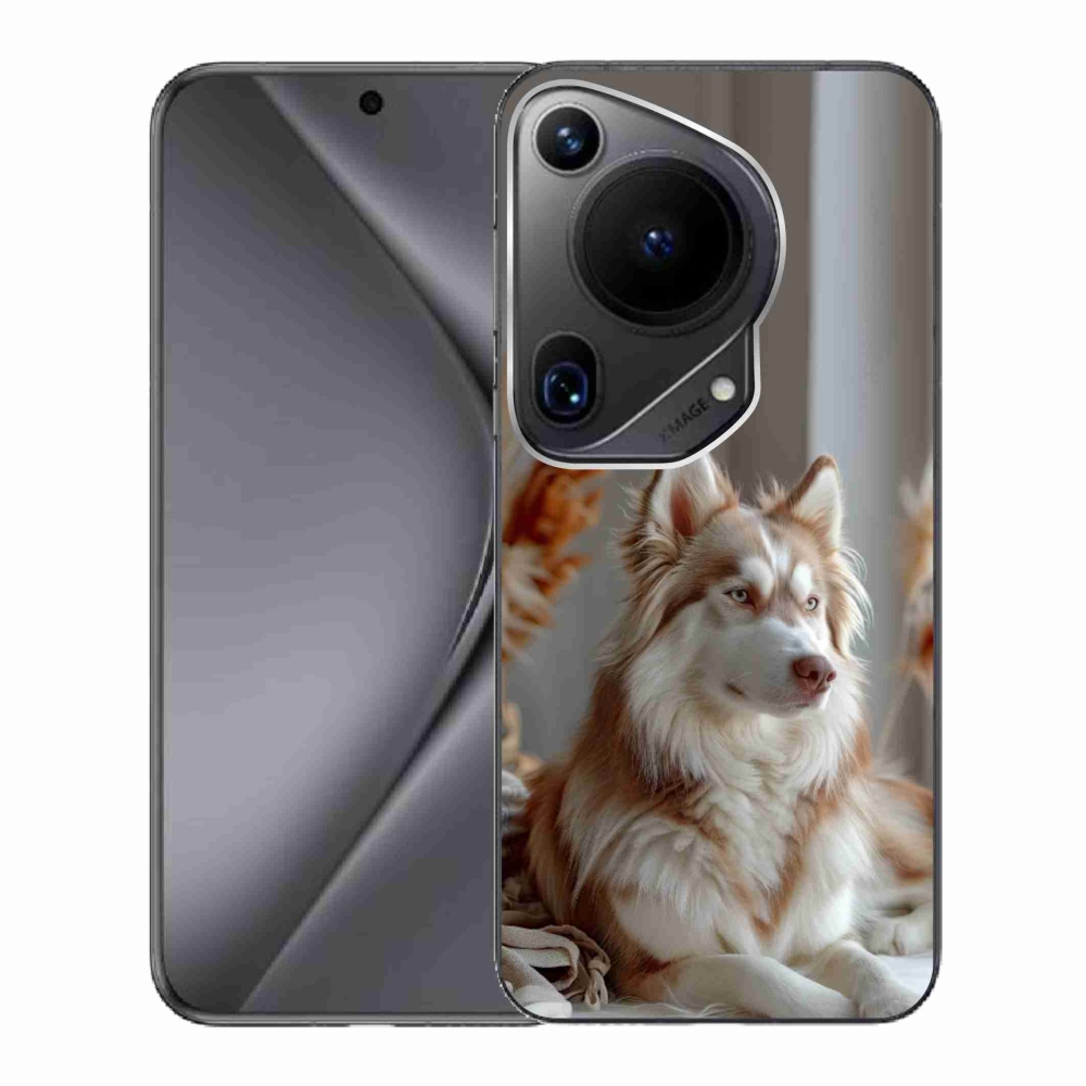 mmCase gél tok a Huawei Pura 70 Ultra-hoz – nyugodt szibériai husky