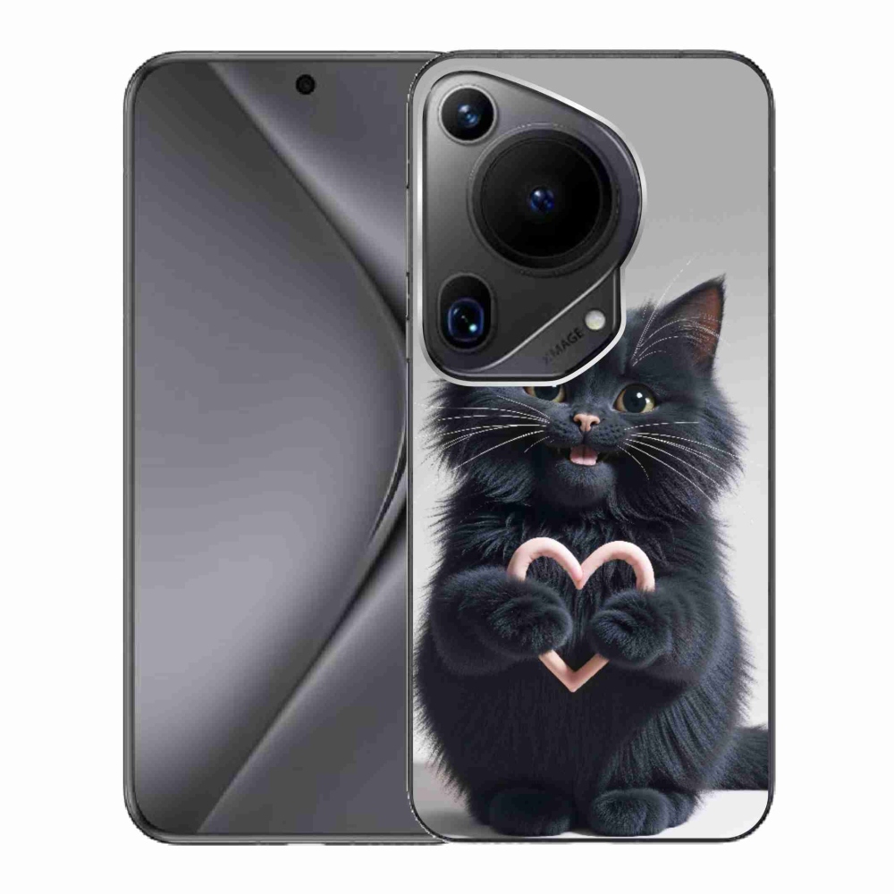 mmCase gél tok a Huawei Pura 70 Ultra-hoz – Macskaszerelem 3