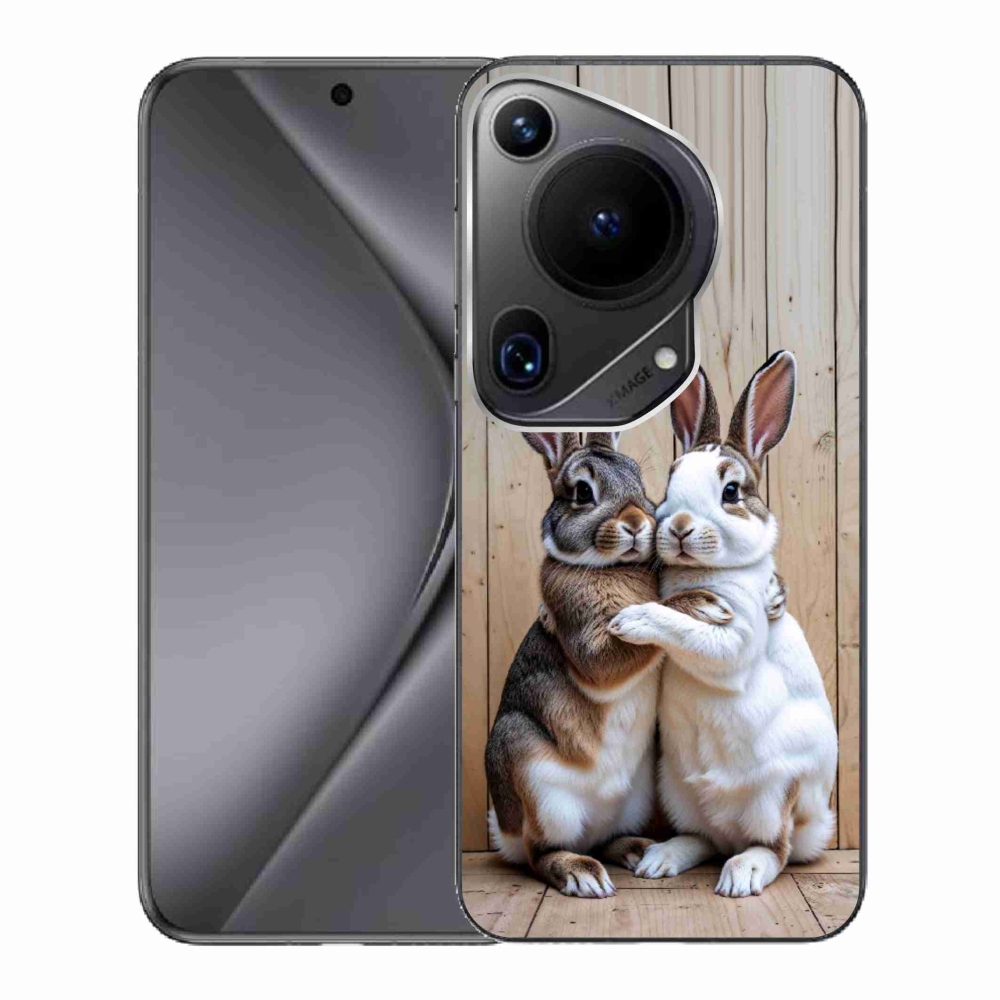 mmCase gél tok a Huawei Pura 70 Ultra-hoz – nyuszi pár