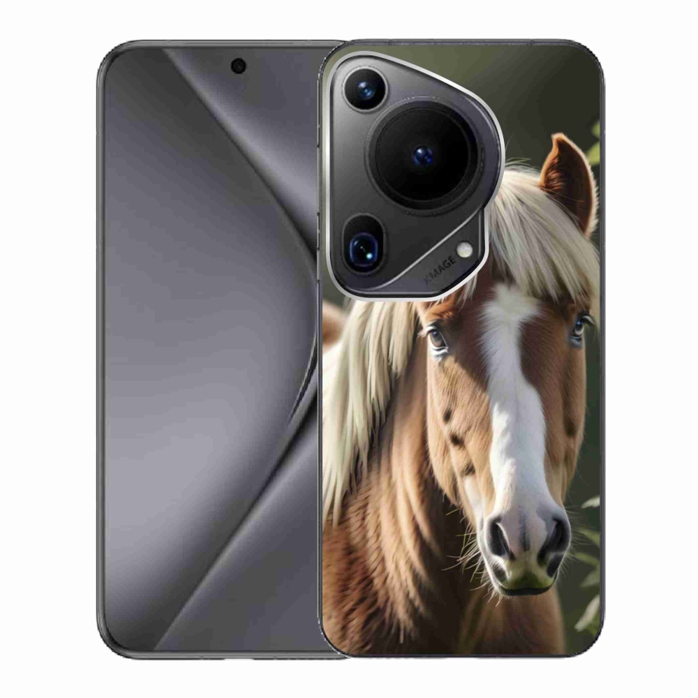 mmCase gél tok a Huawei Pura 70 Ultra-hoz – világos sörényű ló