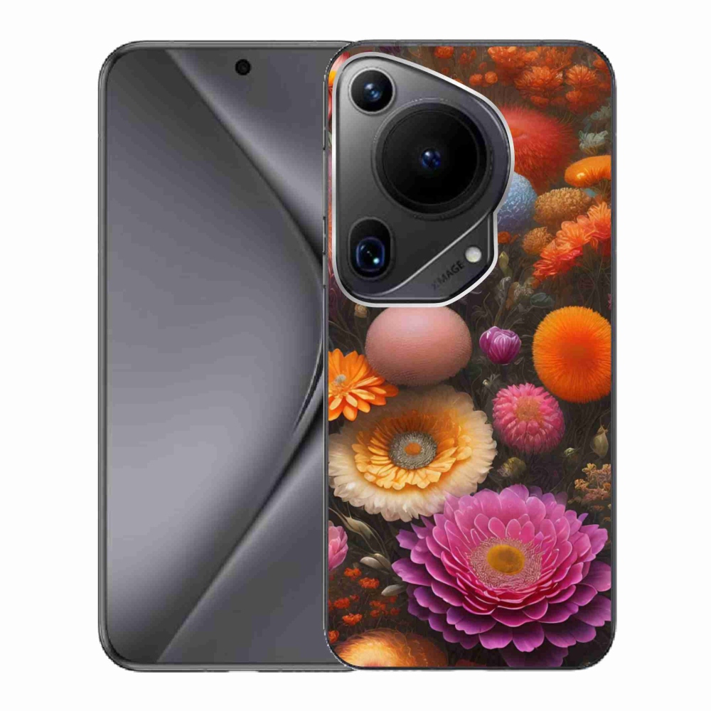 Gél borító mmCase a Huawei Pura 70 Ultra - virágos kompozícióra