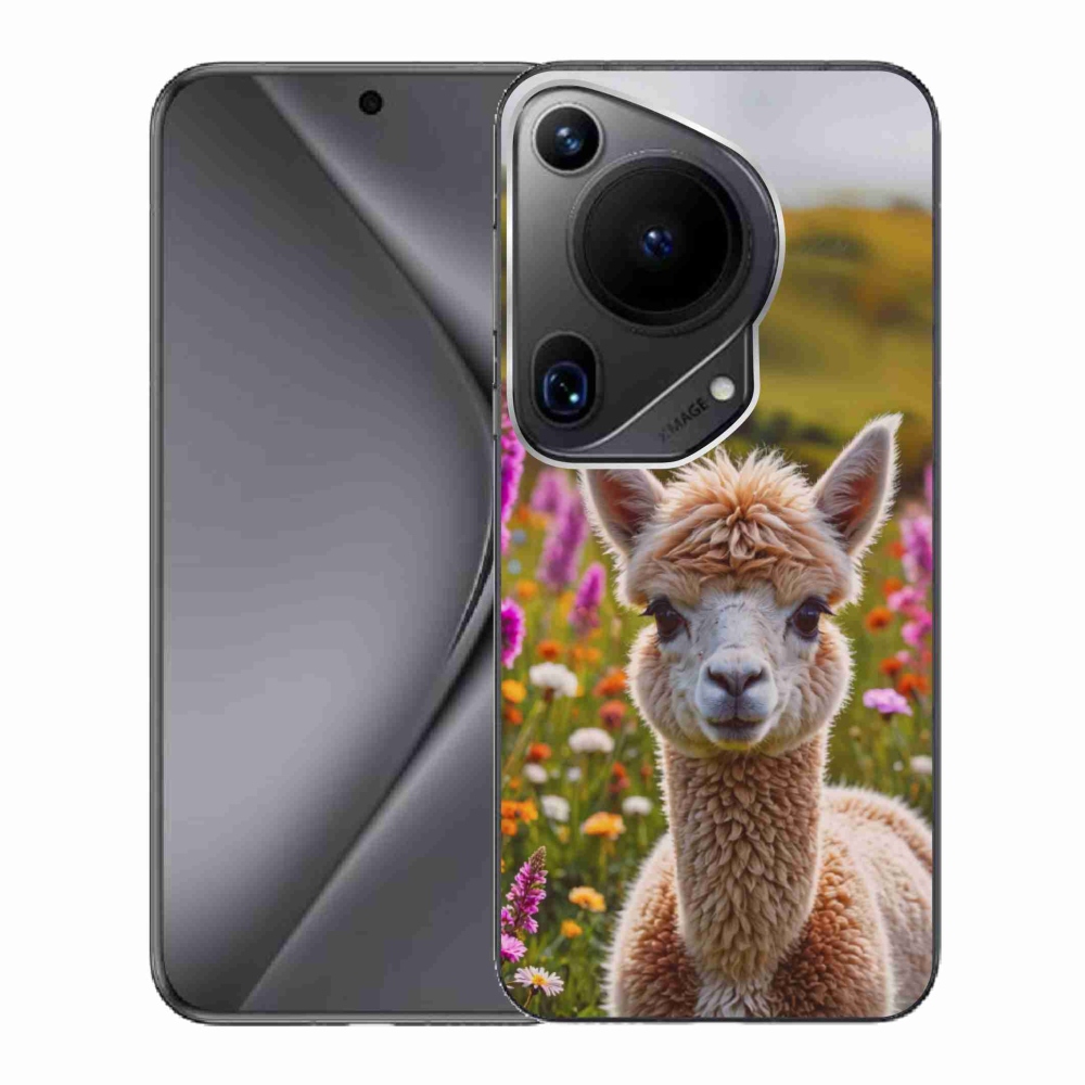 mmCase gélhuzat a Huawei Pura 70 Ultra-hoz – láma a réten