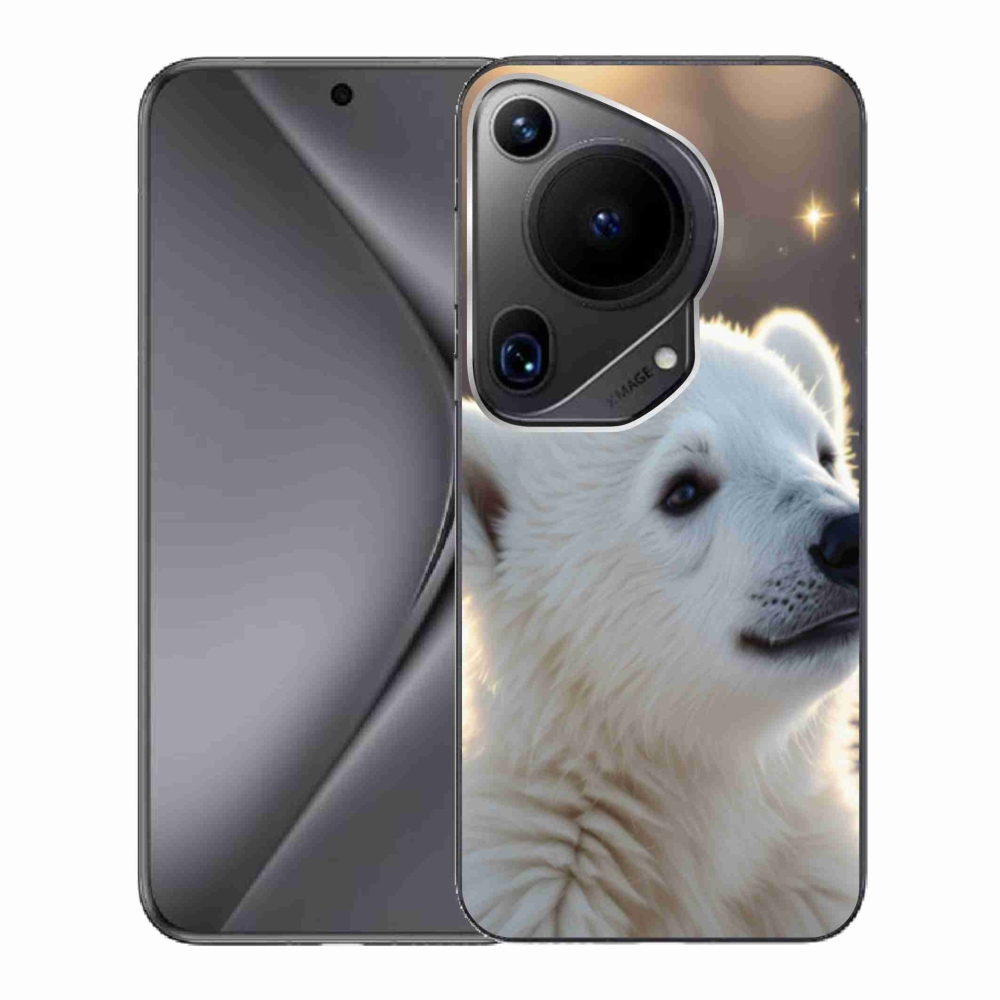 Zselés borítás mmCase a Huawei Pura 70 Ultra készülékhez - jegesmedve