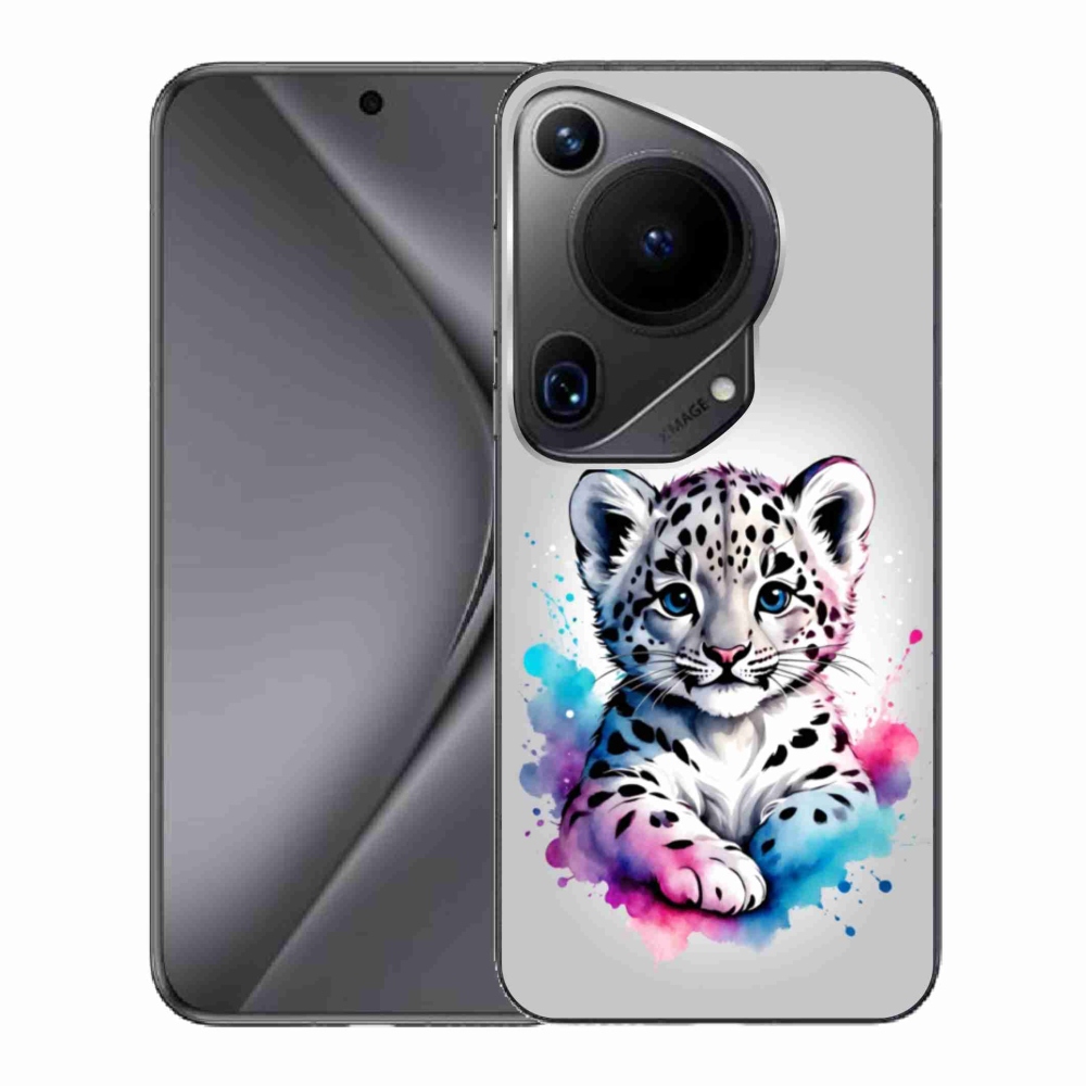 Gél borító mmCase a Huawei Pura 70 Ultra készülékhez - leopárd kölyök