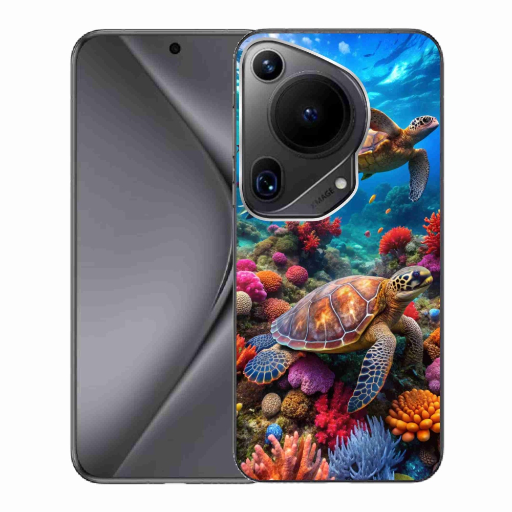 Gél borítás mmCase a Huawei Pura 70 Ultra - Sea World 2 számára