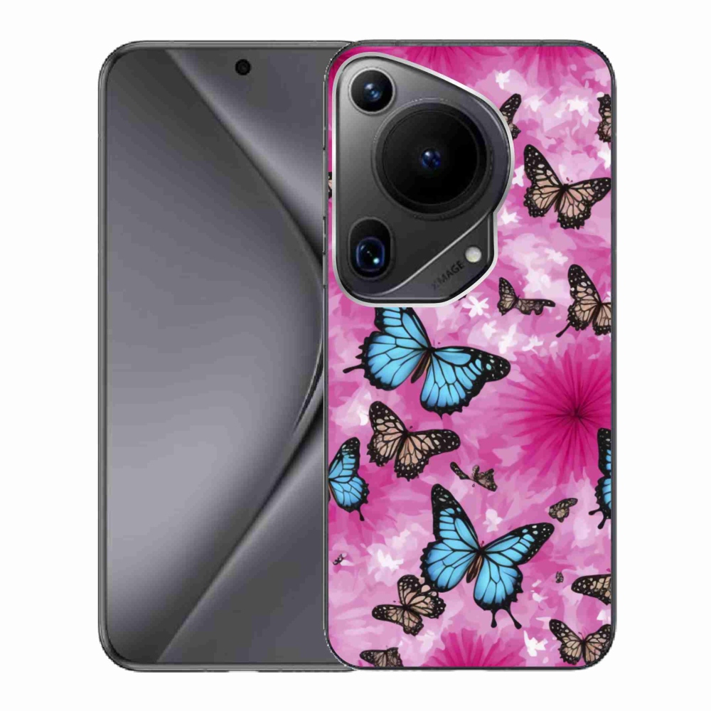 Gél borítás mmCase a Huawei Pura 70 Ultra készülékhez - pillangókert