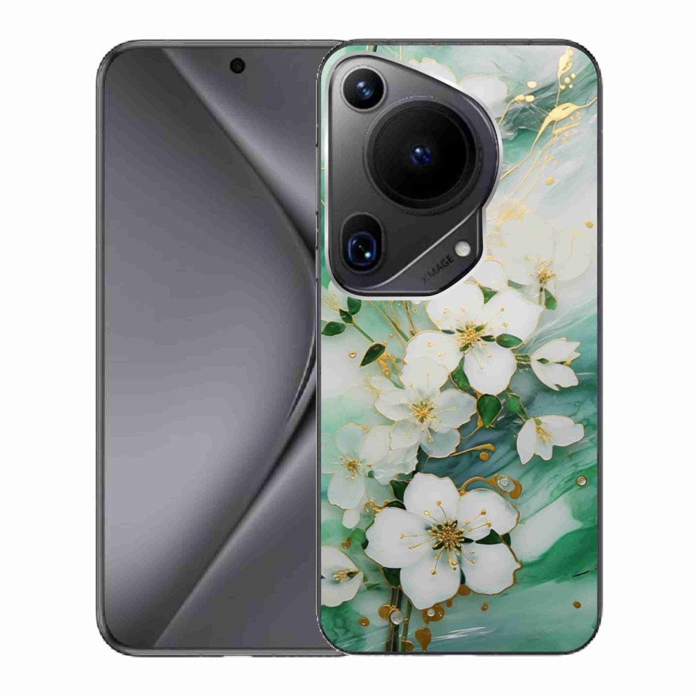 Gél borító mmCase a Huawei Pura 70 Ultra számára - finom virágok