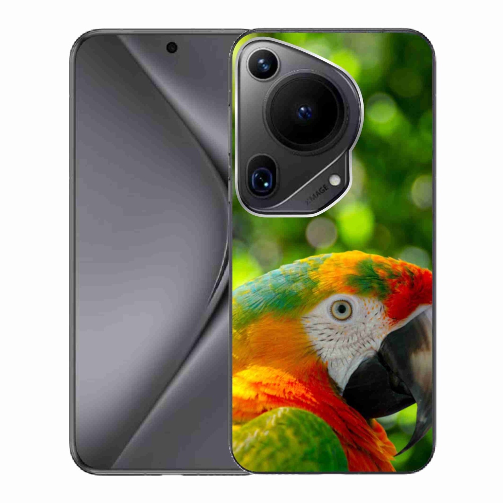Gél borítás mmCase a Huawei Pura 70 Ultra - papagáj ara 3 számára