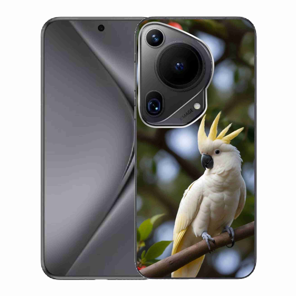 mmCase gél tok a Huawei Pura 70 Ultra-hoz – kakadu papagáj 3