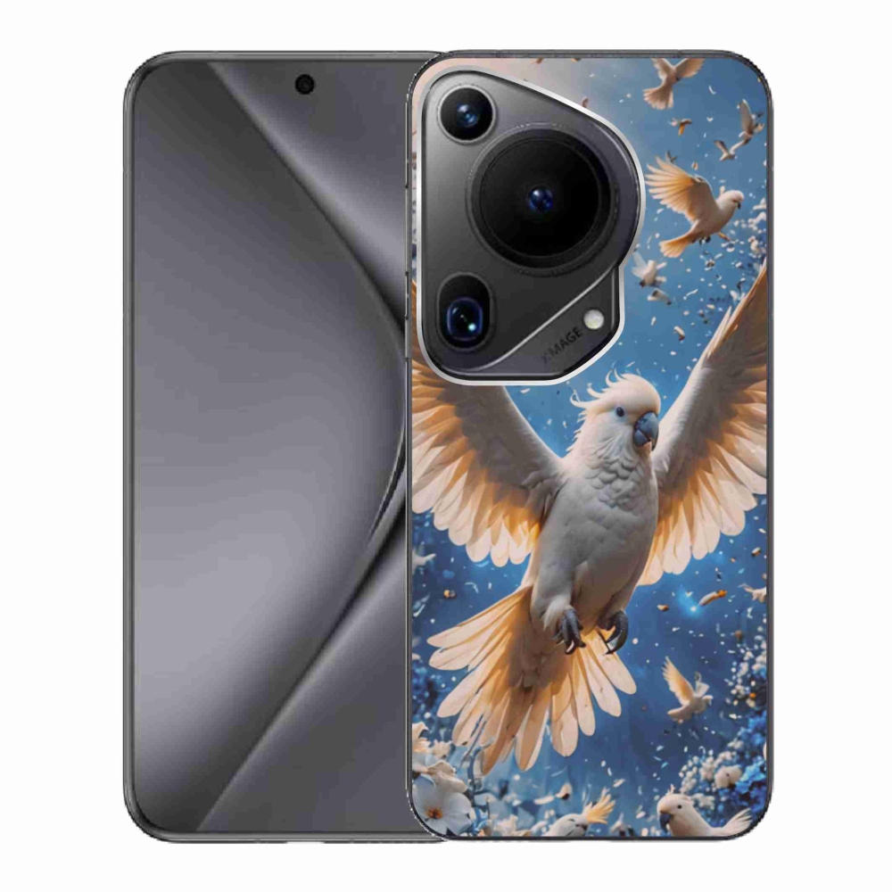 Gél borítás mmCase a Huawei Pura 70 Ultra készülékhez - papagáj kakadu