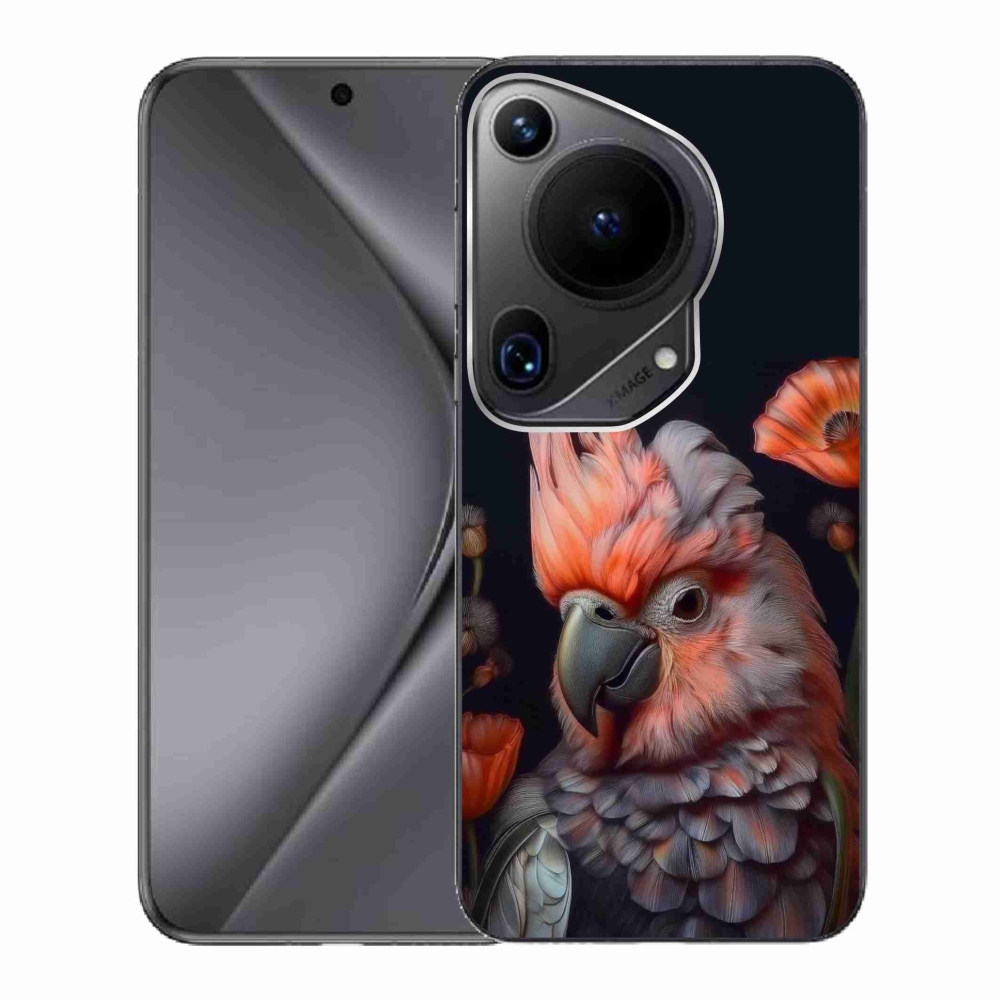 mmCase gél tok a Huawei Pura 70 Ultra-hoz – színes kakadu papagáj