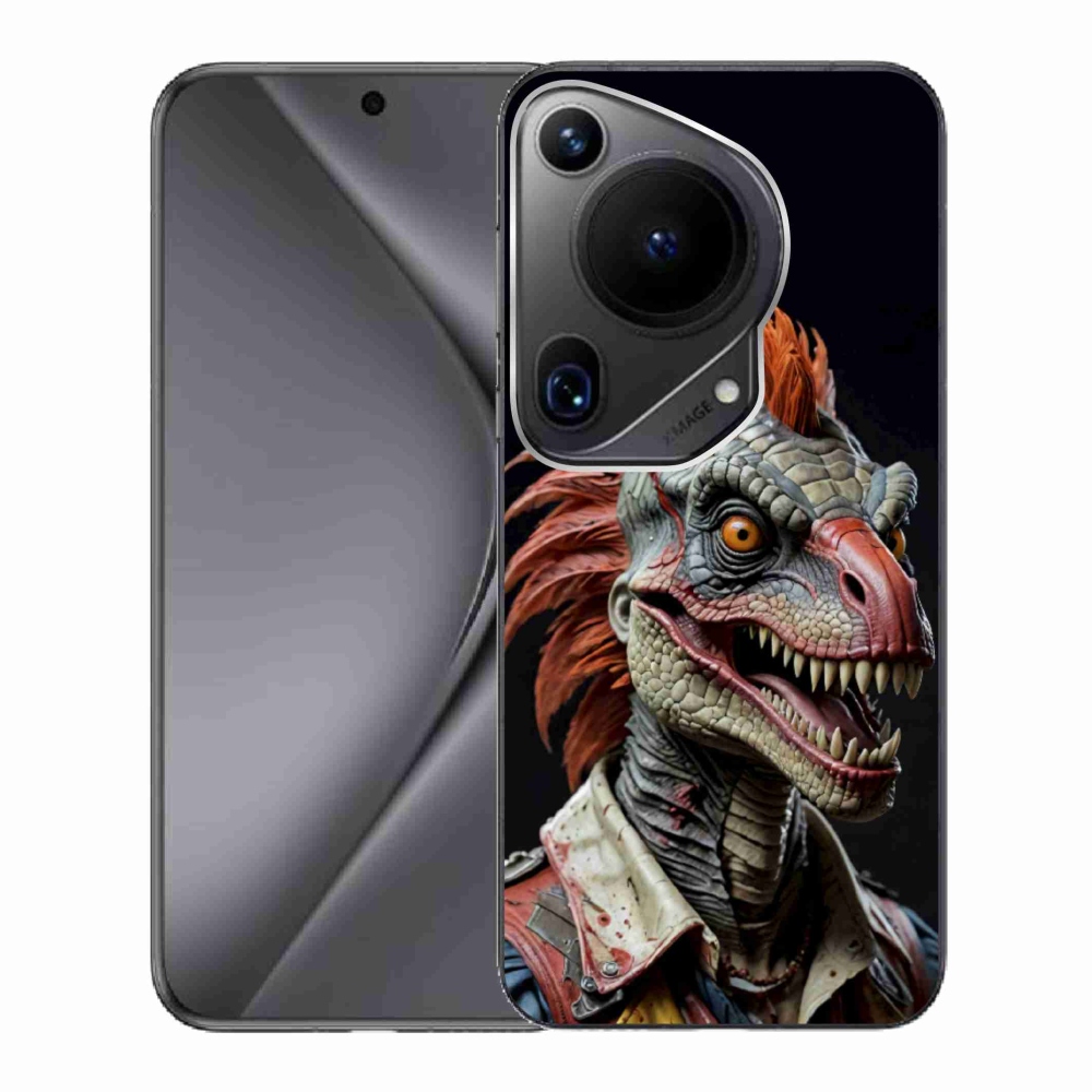 mmCase gél tok a Huawei Pura 70 Ultra-hoz – punk dinoszaurusz