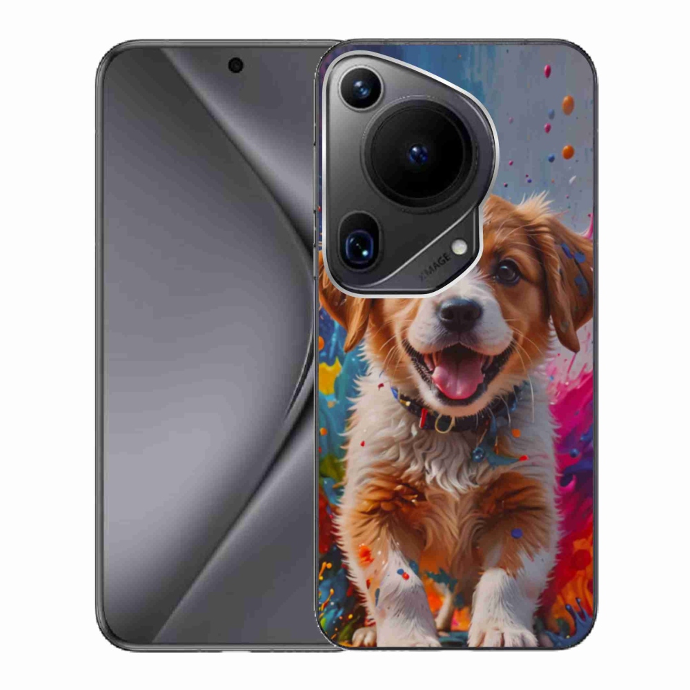 Gél borítás mmCase a Huawei Pura 70 Ultra számára - aranyos kiskutya 3