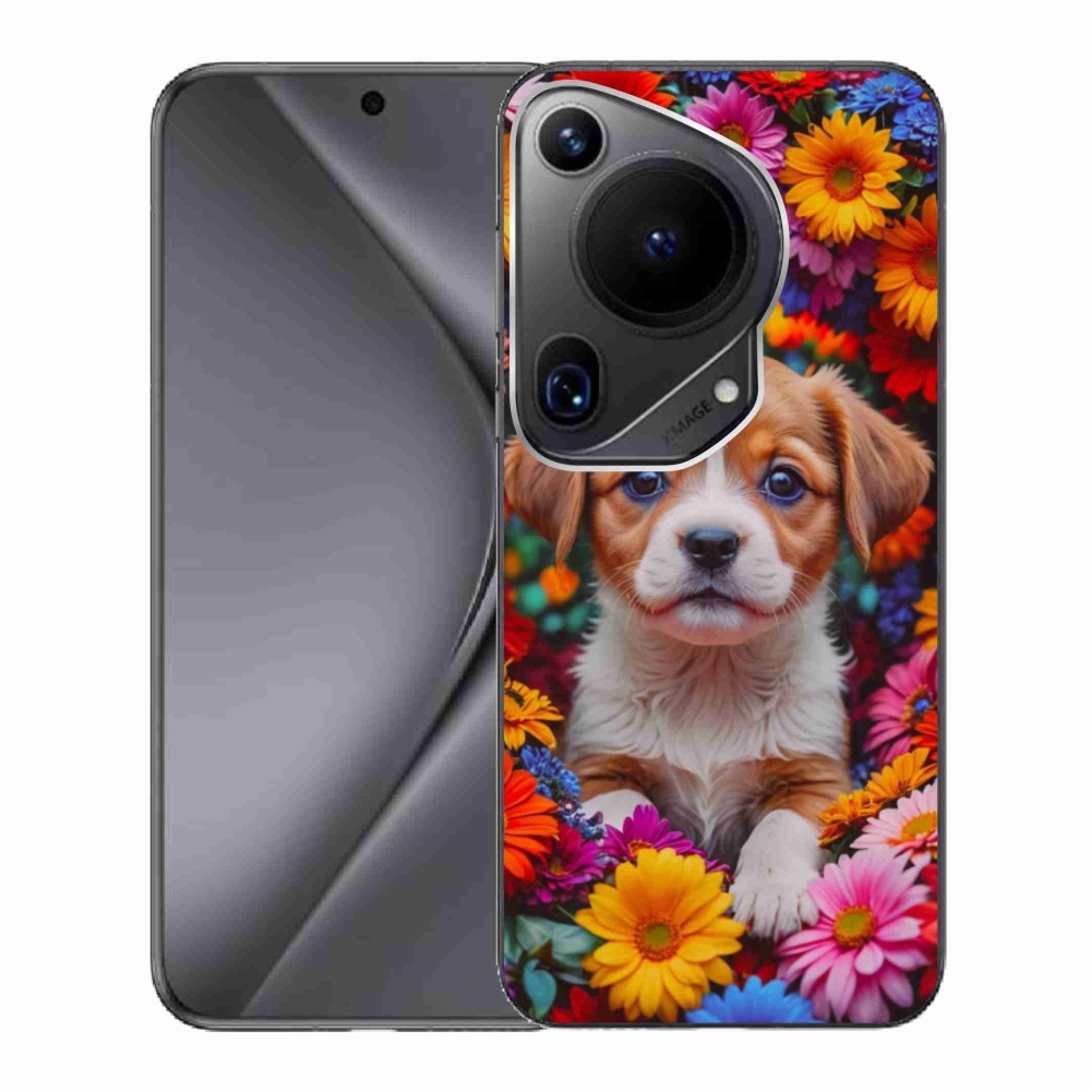 Gél borítás mmCase a Huawei Pura 70 Ultra számára - aranyos kiskutya
