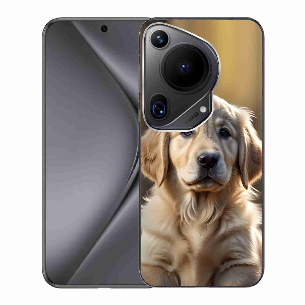 mmCase gél tok a Huawei Pura 70 Ultra-hoz – aranyos arany retriever