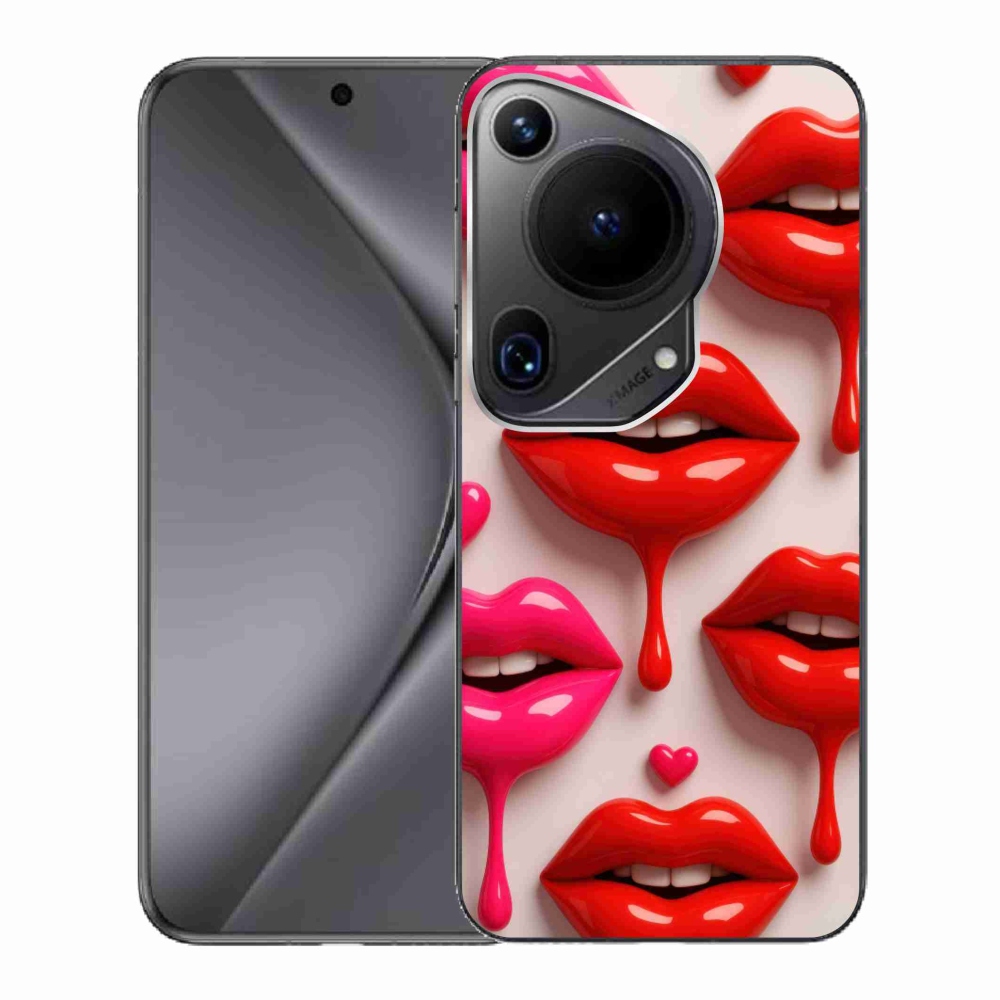 Zselés borítás mmCase a Huawei Pura 70 Ultra készülékhez - ajkak 2