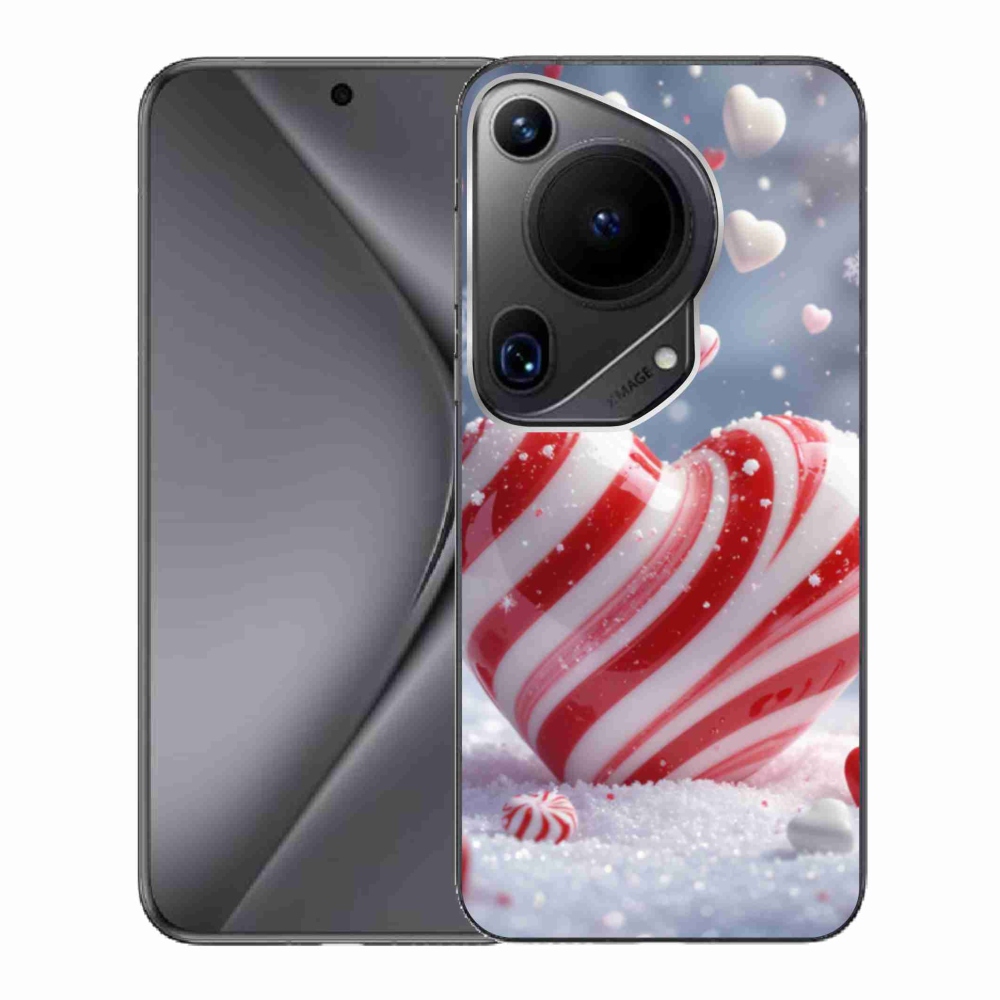Gélburkolat mmCase a Huawei Pura 70 Ultra számára - édes szívecske