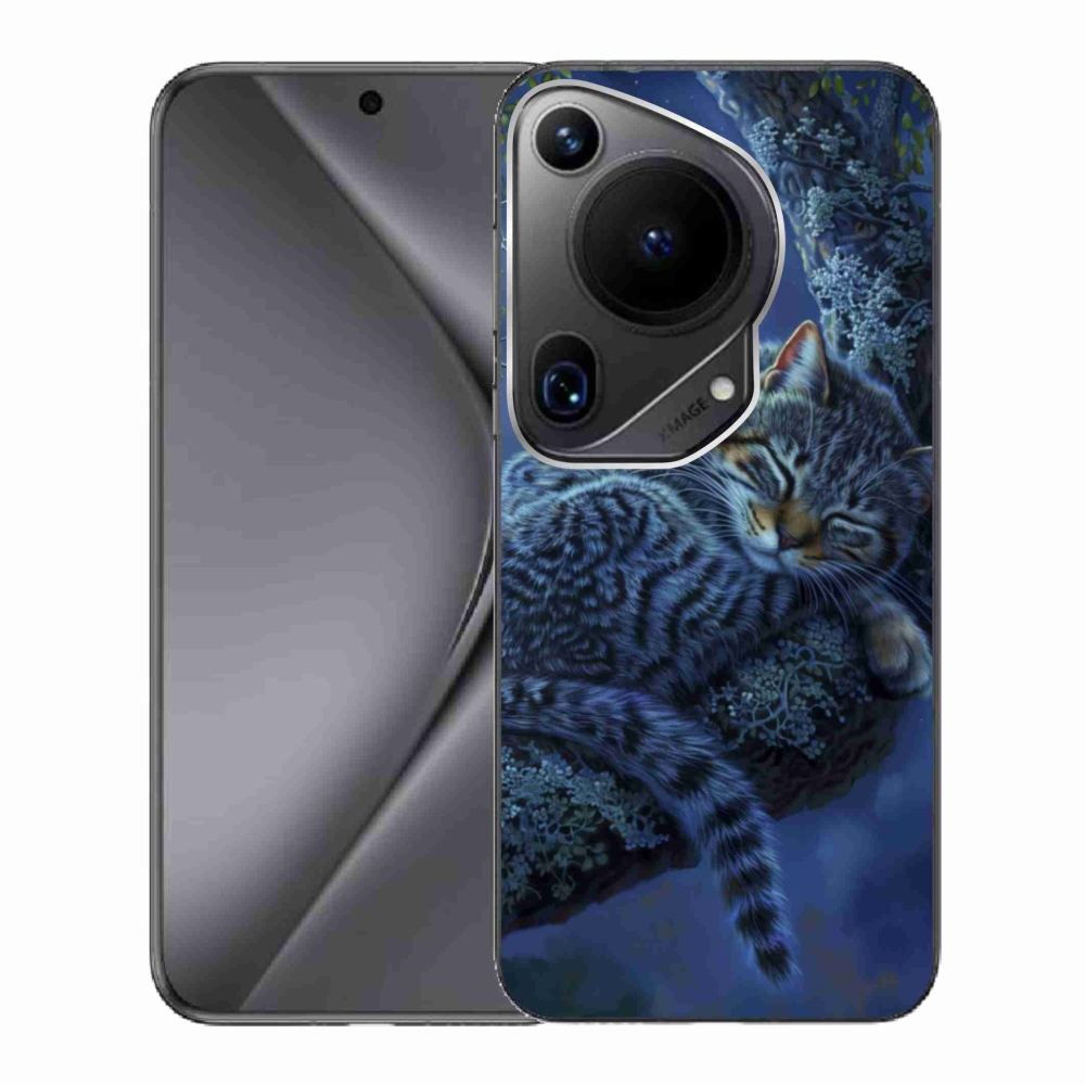 Gél borító mmCase a Huawei Pura 70 Ultra - alvó macska számára