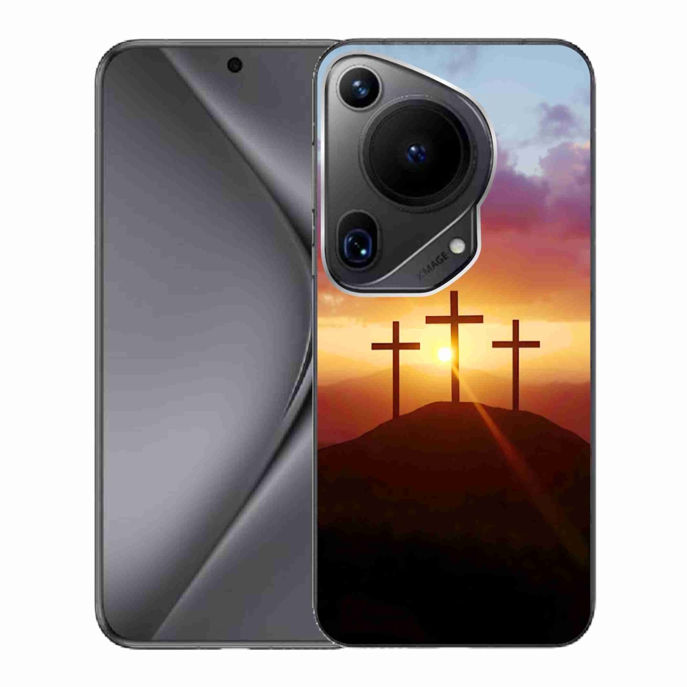 Zselés borítás mmCase a Huawei Pura 70 Ultra számára - három kereszt