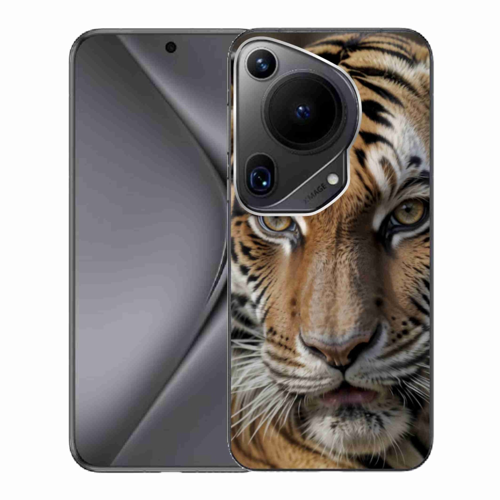 Gél borítás mmCase a Huawei Pura 70 Ultra készülékhez - tigris nézet