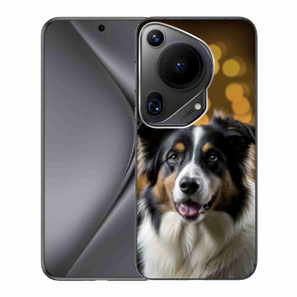 mmCase gél tok a Huawei Pura 70 Ultra-hoz – mosolygós ausztrál juhászkutya