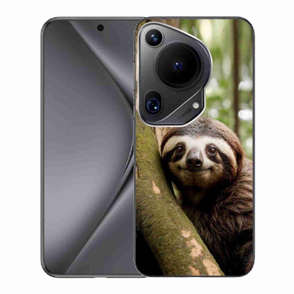 mmCase gél tok a Huawei Pura 70 Ultra-hoz – mosolygós lajhár