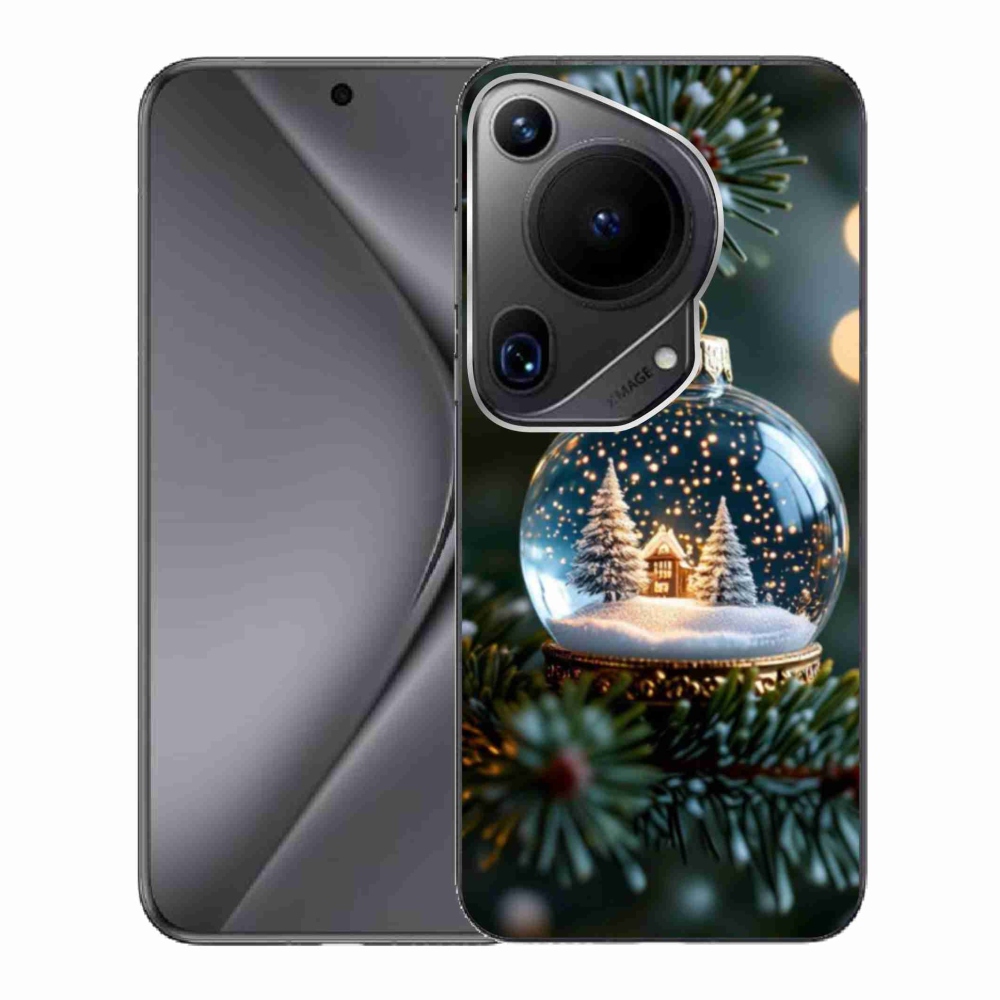 Gél borítás mmCase a Huawei Pura 70 Ultra számára - Karácsonyi golyók 2