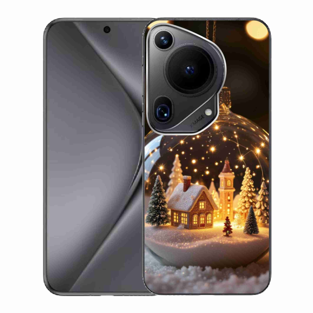 Gél borítás mmCase a Huawei Pura 70 Ultra számára - karácsonyi golyók 3