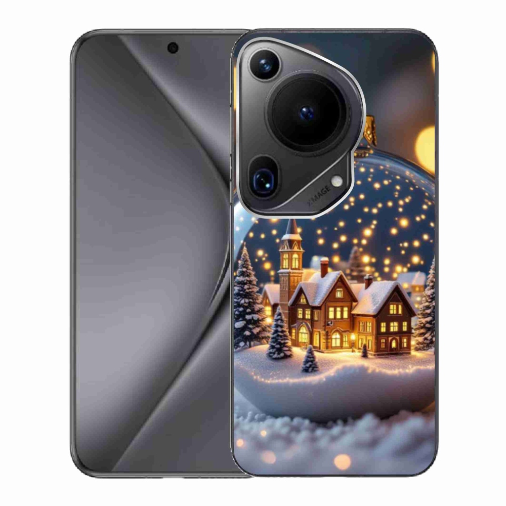 Gél borító mmCase a Huawei Pura 70 Ultra számára - Karácsonyi golyók 4