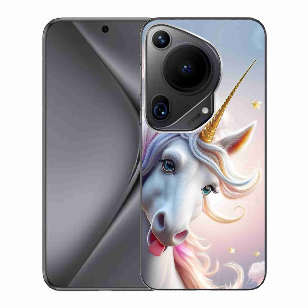 mmCase gél tok a Huawei Pura 70 Ultra-hoz – vidám egyszarvú