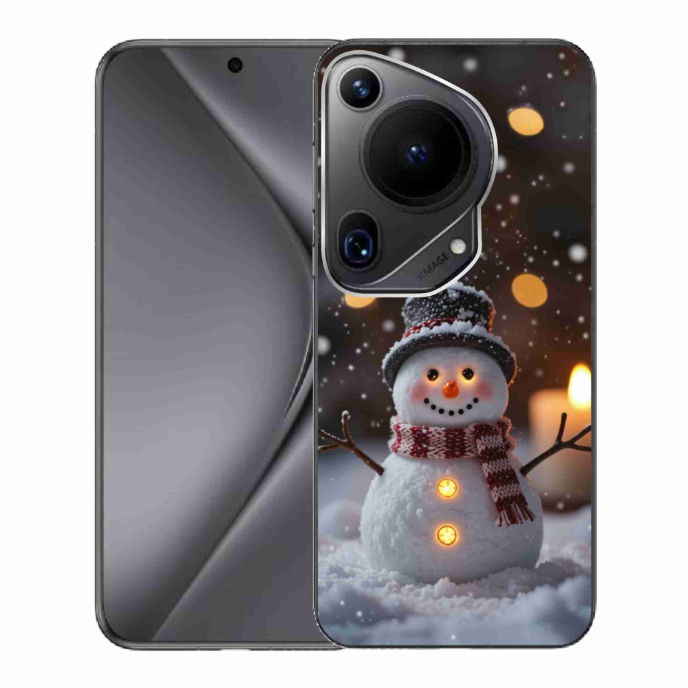 mmCase gél tok a Huawei Pura 70 Ultra-hoz – vidám hóember