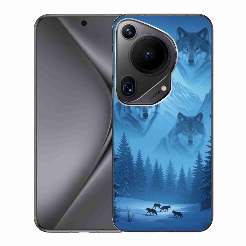 Gél borítás mmCase a Huawei Pura 70 Ultra készülékhez - farkas csomag