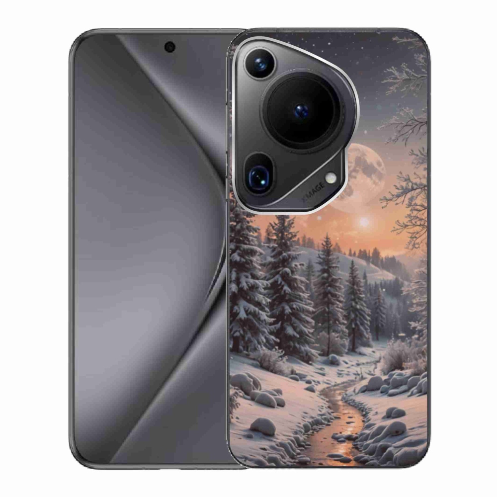 Gél borító mmCase a Huawei Pura 70 Ultra - téli táj 2
