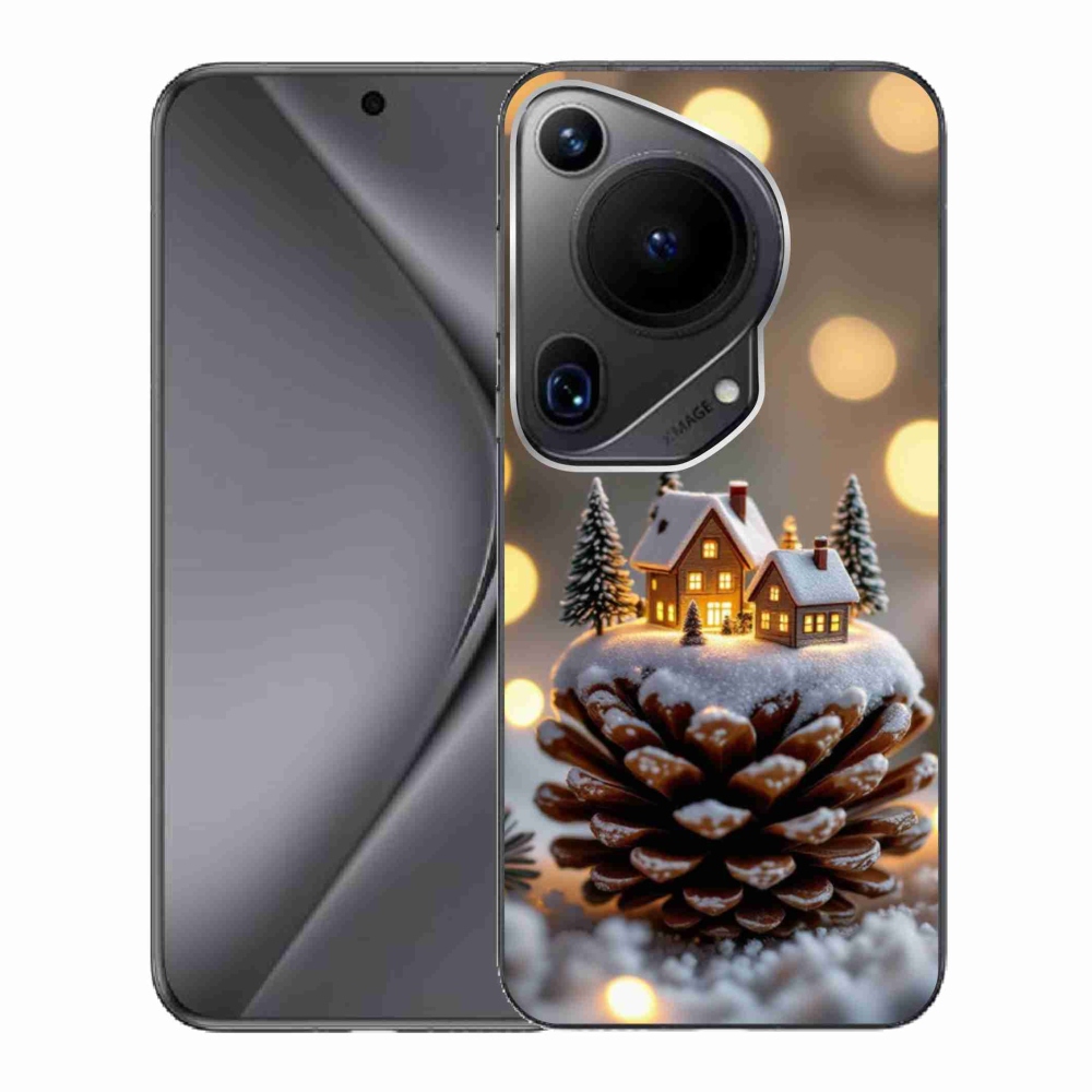 mmCase gél tok a Huawei Pura 70 Ultra-hoz – téli falu