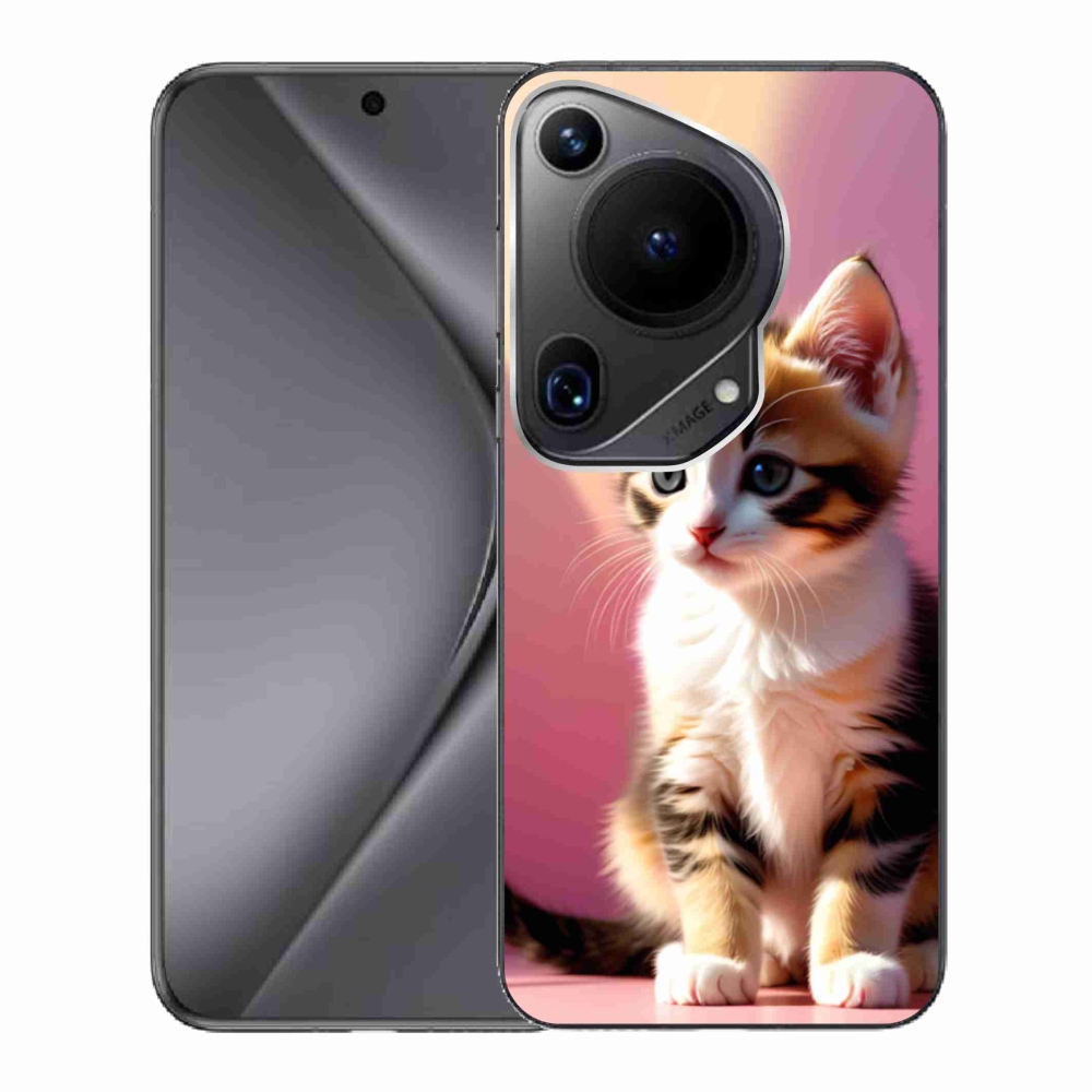 Gél borítás mmCase a Huawei Pura 70 Ultra készülékhez - kíváncsi cica 2