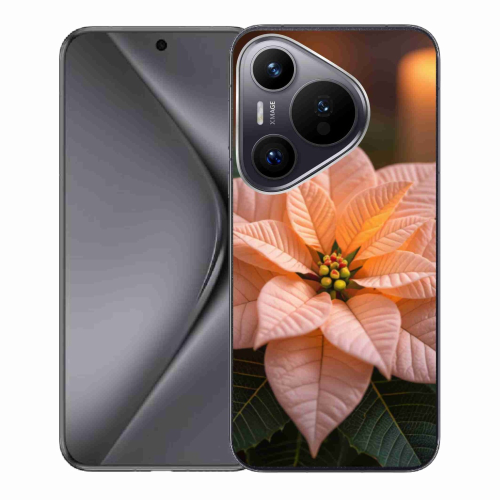 Gél borító mmCase a Huawei Pura 70 készülékhez - mikulásvirág