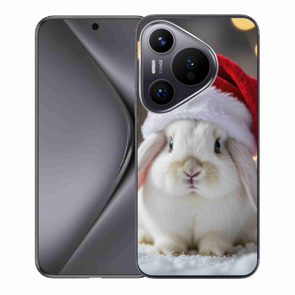 Gél borító mmCase a Huawei Pura 70-hez - karácsonyi nyúl