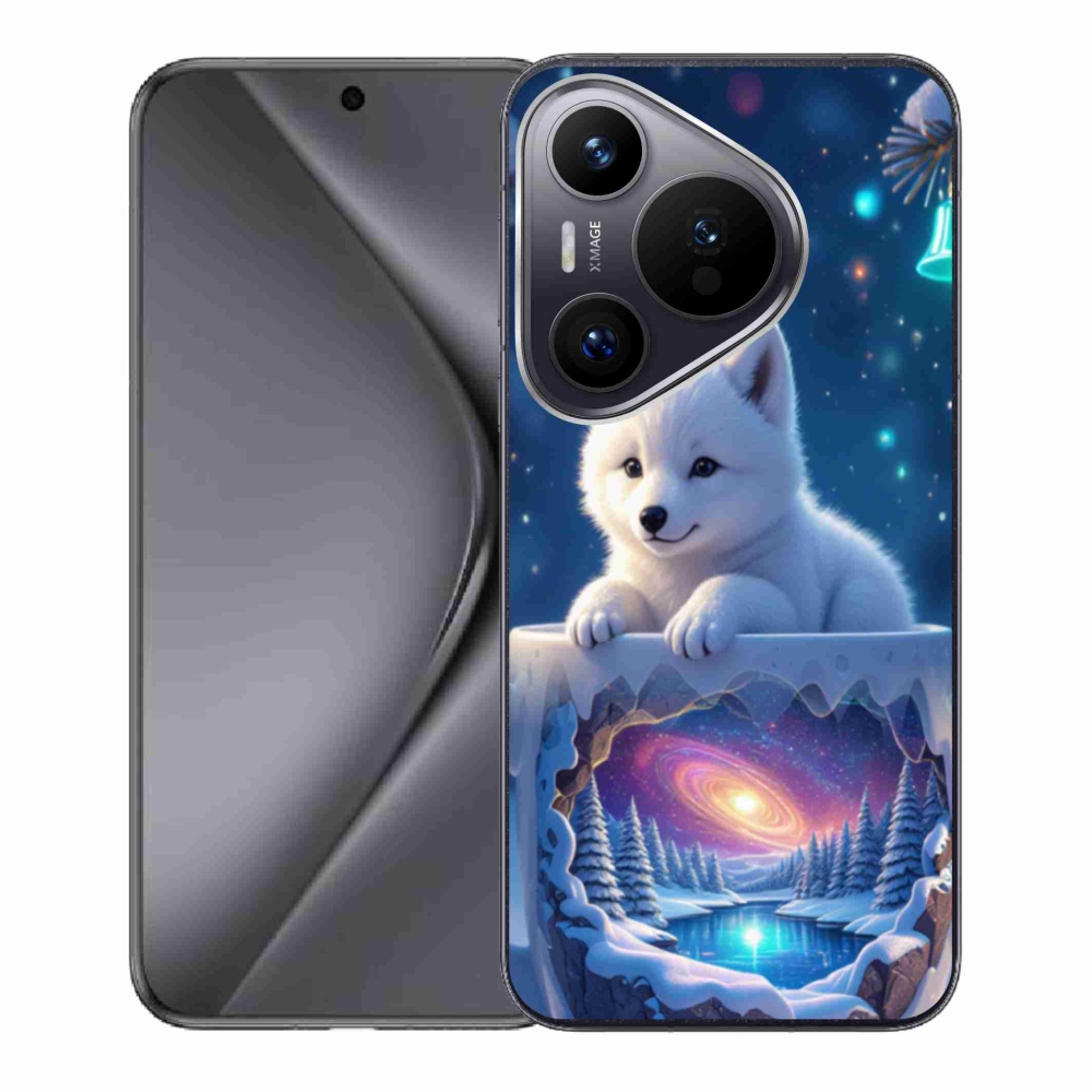 Gél borító mmCase a Huawei Pura 70-hez - Karácsonyi kiskutya
