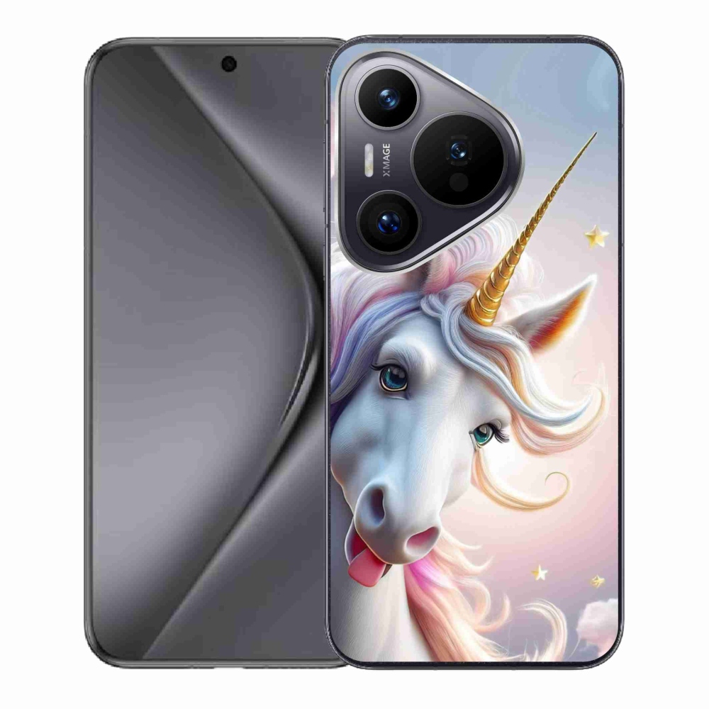 mmCase gél tok a Huawei Pura 70-hez – vidám egyszarvú