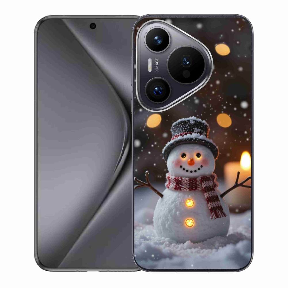mmCase gél tok a Huawei Pura 70-hez – vidám hóember