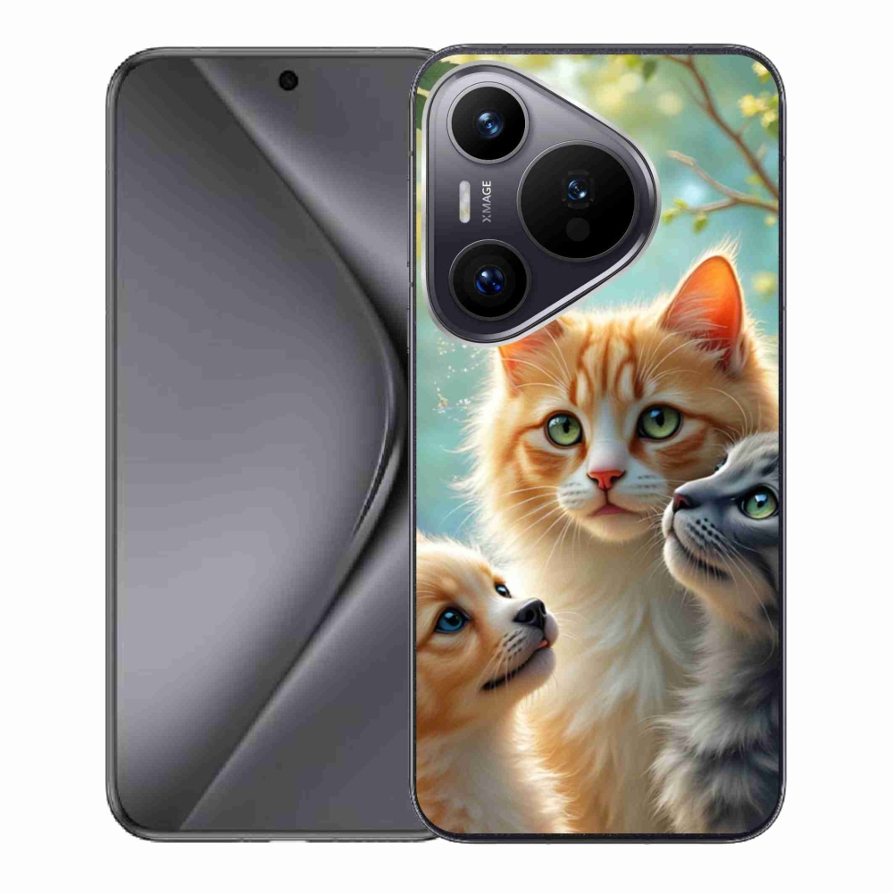 Zselés borítás mmCase a Huawei Pura 70 - állati barátság 2