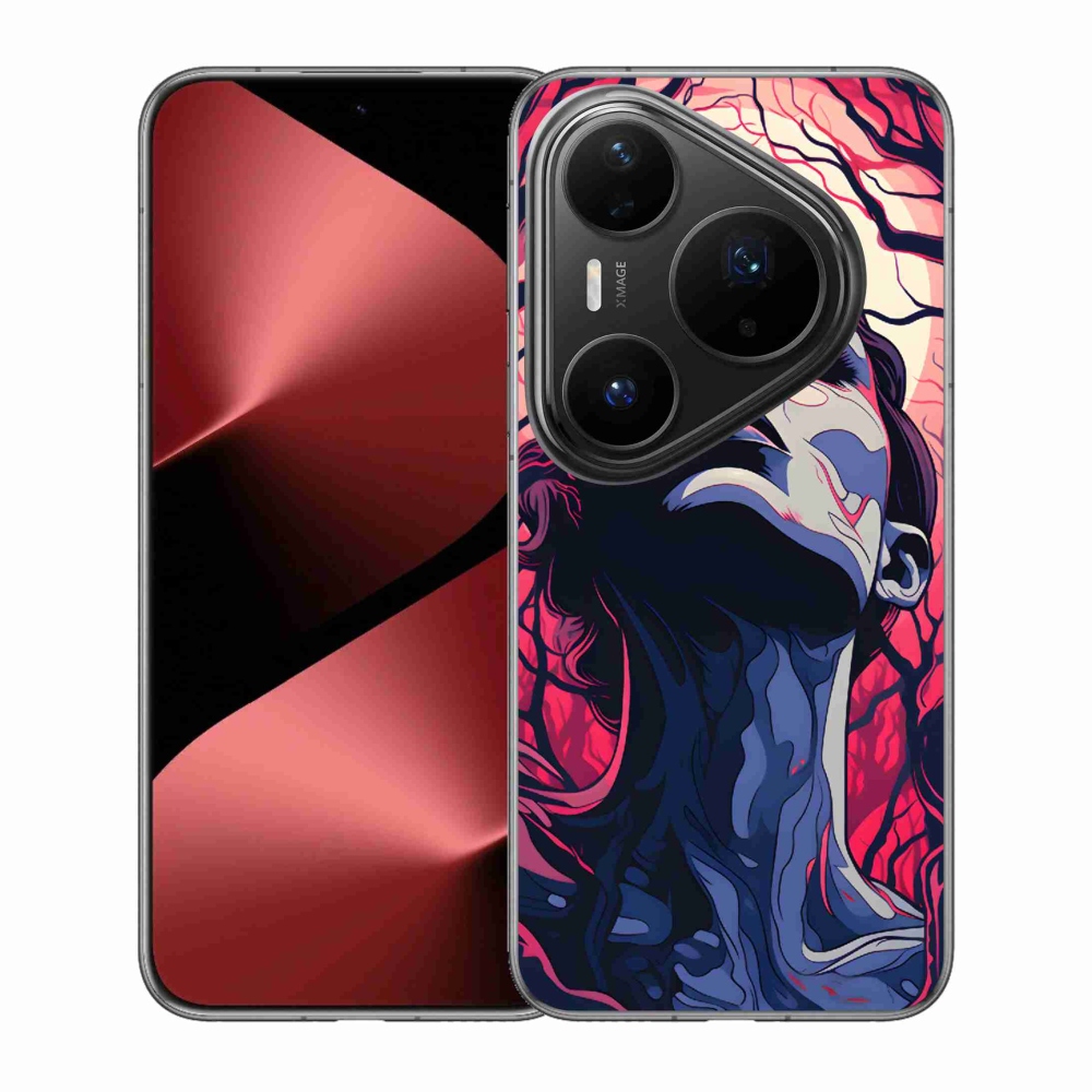 Gél borító mmCase a Huawei Pura 80 Pro - absztrakt arcán