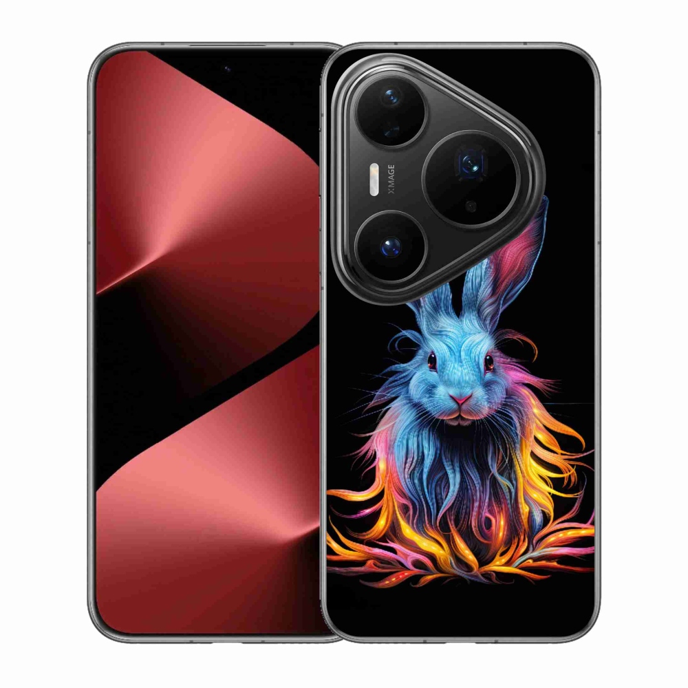 Zselés borítás mmCase a Huawei Pura 80 Pro készülékre - absztrakt nyúl